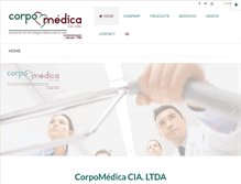 Tablet Screenshot of corpo-medica.com